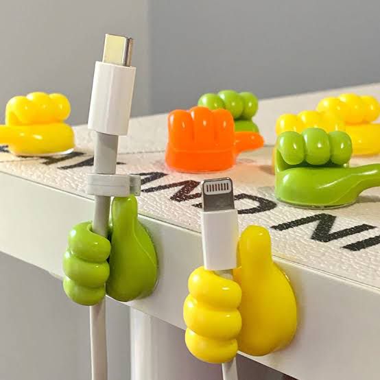 Pack of 10 Silicone Thumb Wall Hooks (EX) - Image 2