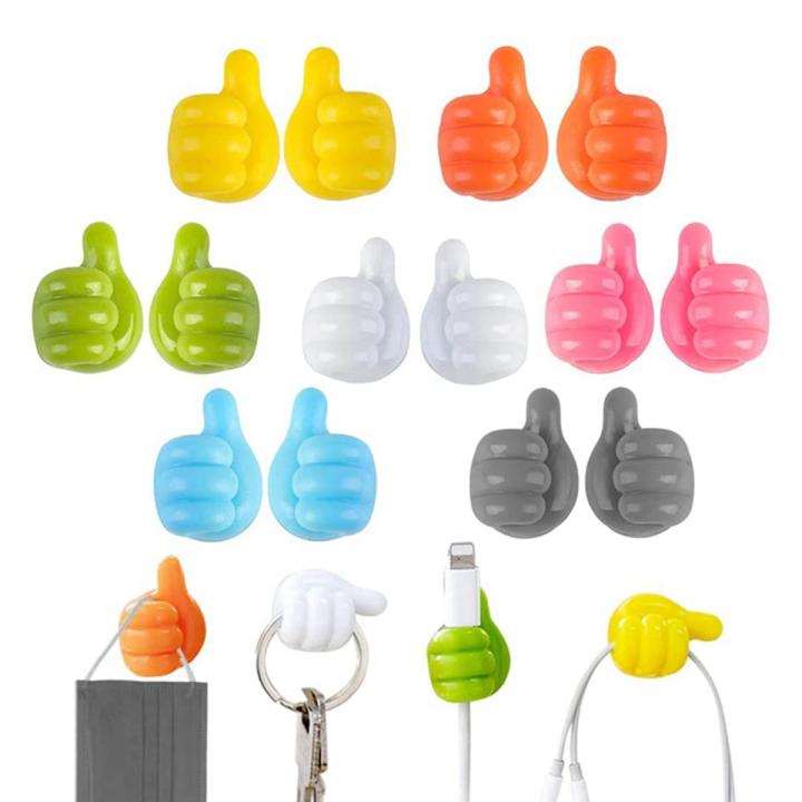 Pack of 10 Silicone Thumb Wall Hooks (EX) - Image 3