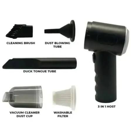 3-in-1 Portable Car Vacuum Cleaner (HMW) - Image 4