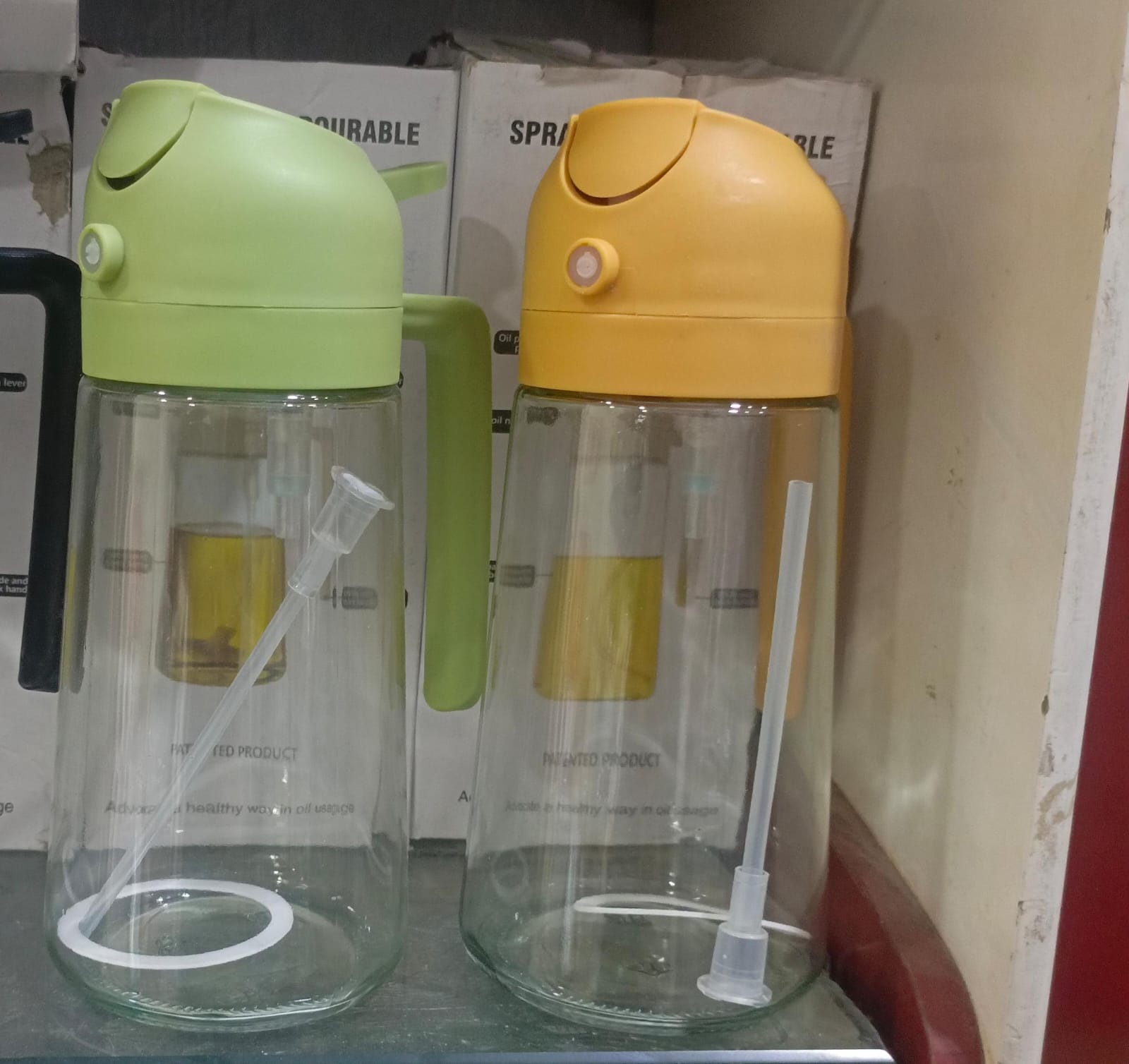 2-in-1 Glass Oil Sprayer & Dispenser Bottle (AAT) - Image 4
