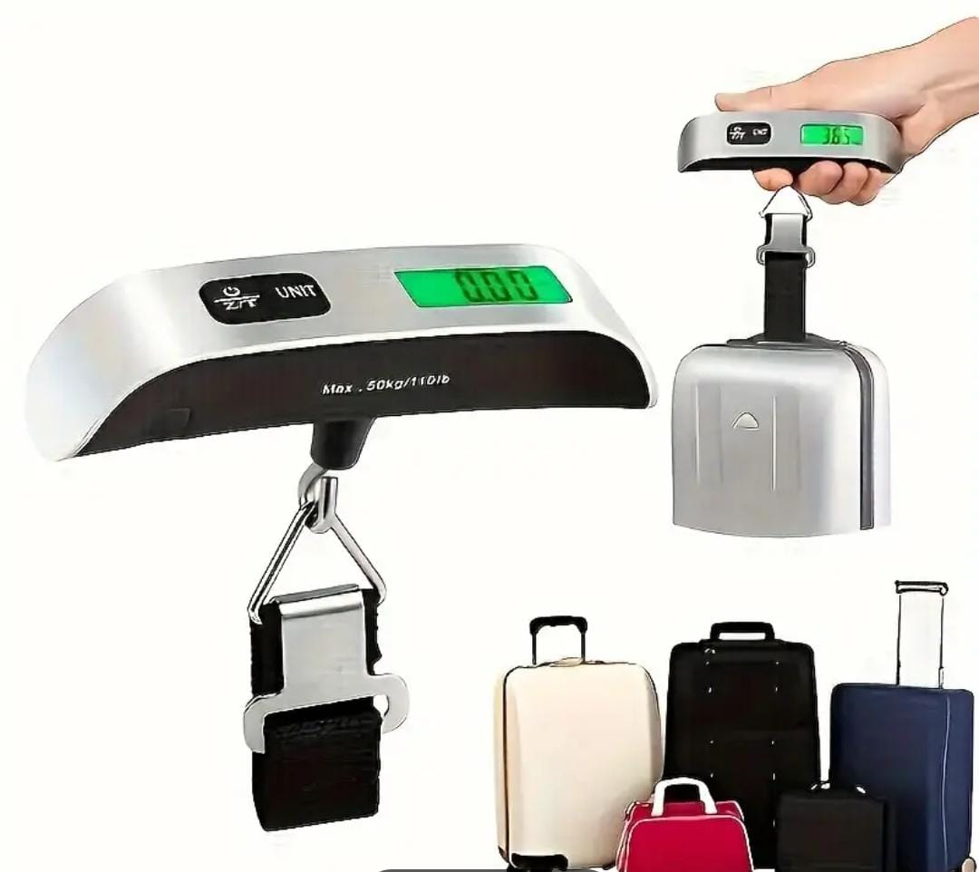 Portable Digital Luggage Scale with LCD Display – 50KG/110LB (HC) - Image 2