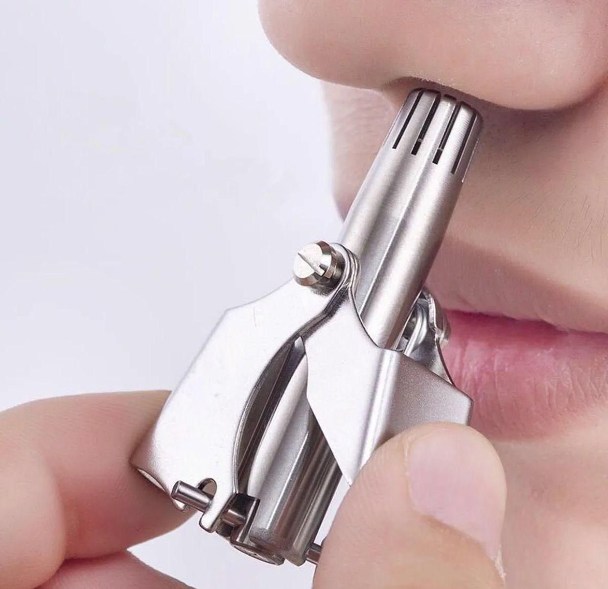 Tainless Steel Manual Nose & Ear Hair Trimmer (HC) - Image 2