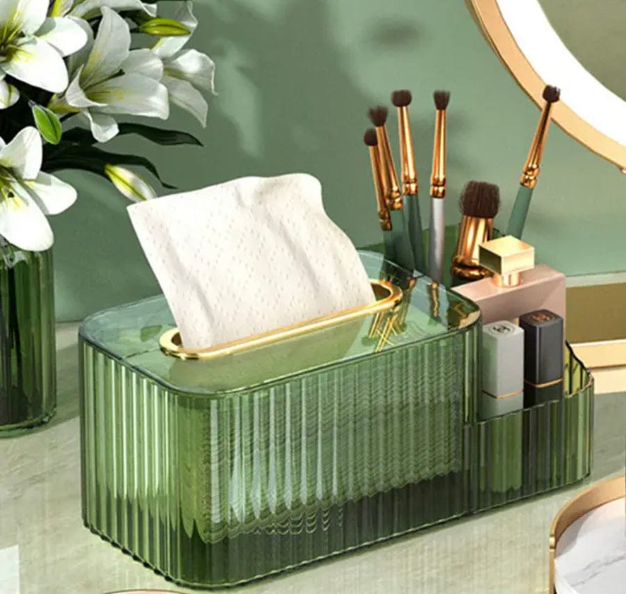 2-in-1 Multifunctional Acrylic Tissue Box with Holder (Qd) - Image 5