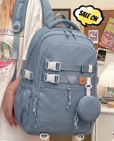 Imported Premium Parachute Backpack with Hanging Pouch (ASB) - Image 3