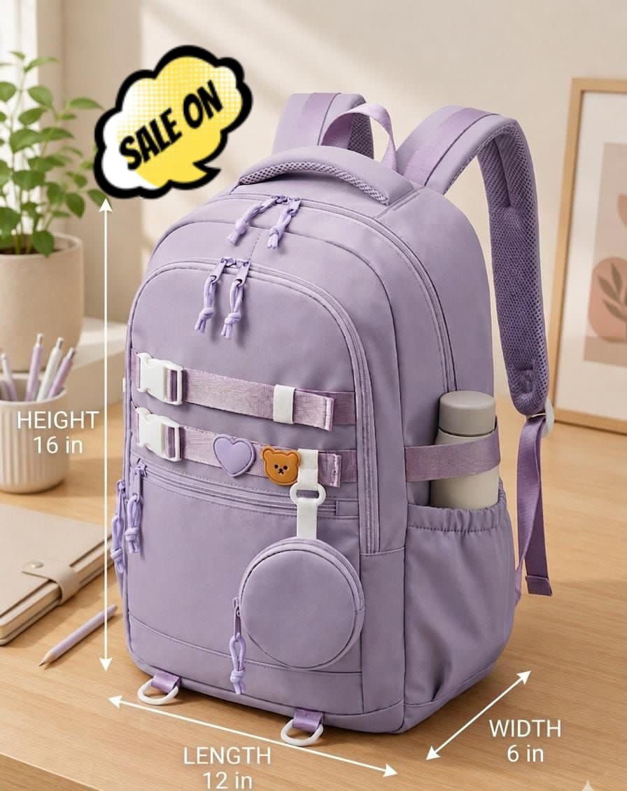 Imported Premium Parachute Backpack with Hanging Pouch (ASB) - Image 4