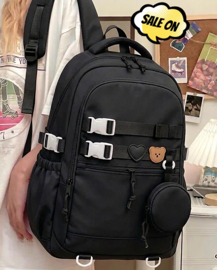 Imported Premium Parachute Backpack with Hanging Pouch (ASB) - Image 8