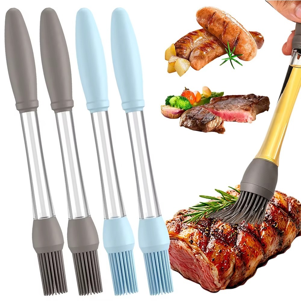 Heat Resistant Silicone Oil & Pastry Brush for BBQ & Baking (HMW) - Image 3