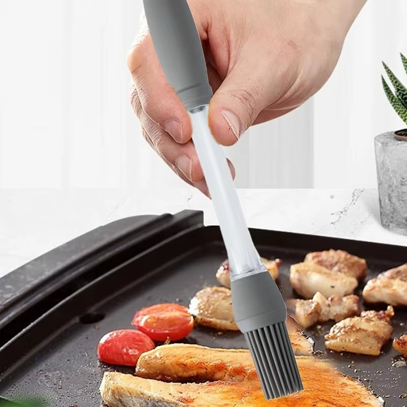 Heat Resistant Silicone Oil & Pastry Brush for BBQ & Baking (HMW) - Image 4
