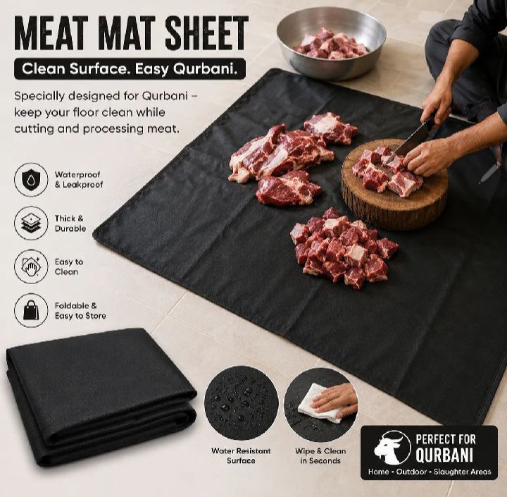 60x60 Inch Heavy Duty Meat Cutting Mat (ex) - Image 4