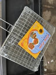 Stainless Steel BBQ Hand Grill for Chicken, Fish & Meat (Small) - Image 3