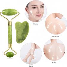 Jade Stone Facial Roller – Flawless Face Massager (Qd) - Image 4