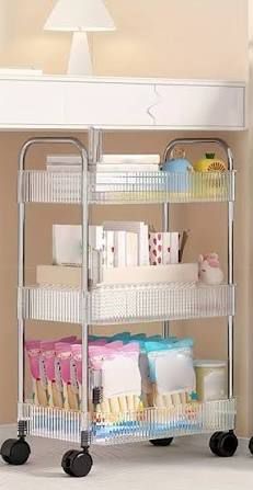 Acrylic Storage Trolley for Kitchen & Bathroom(hc) - Image 5