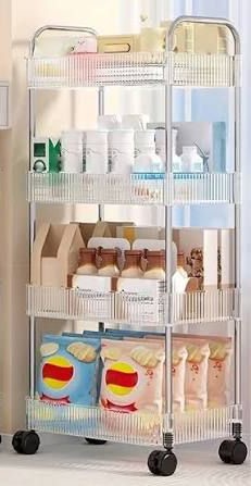 Acrylic Storage Trolley for Kitchen & Bathroom(hc) - Image 4