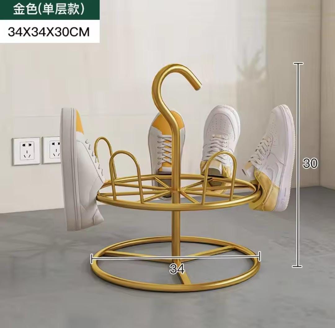 Rotating Shoe Drying & Storage Rack with Drain Tray(ily) - Image 6
