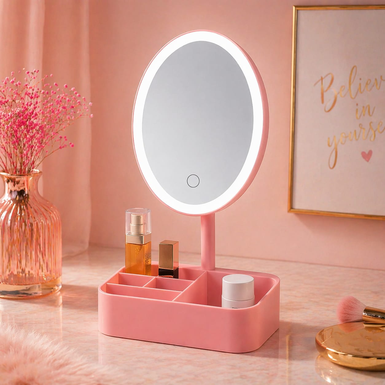 LED Vanity Mirror Makeup Organizer(qd) - Image 6