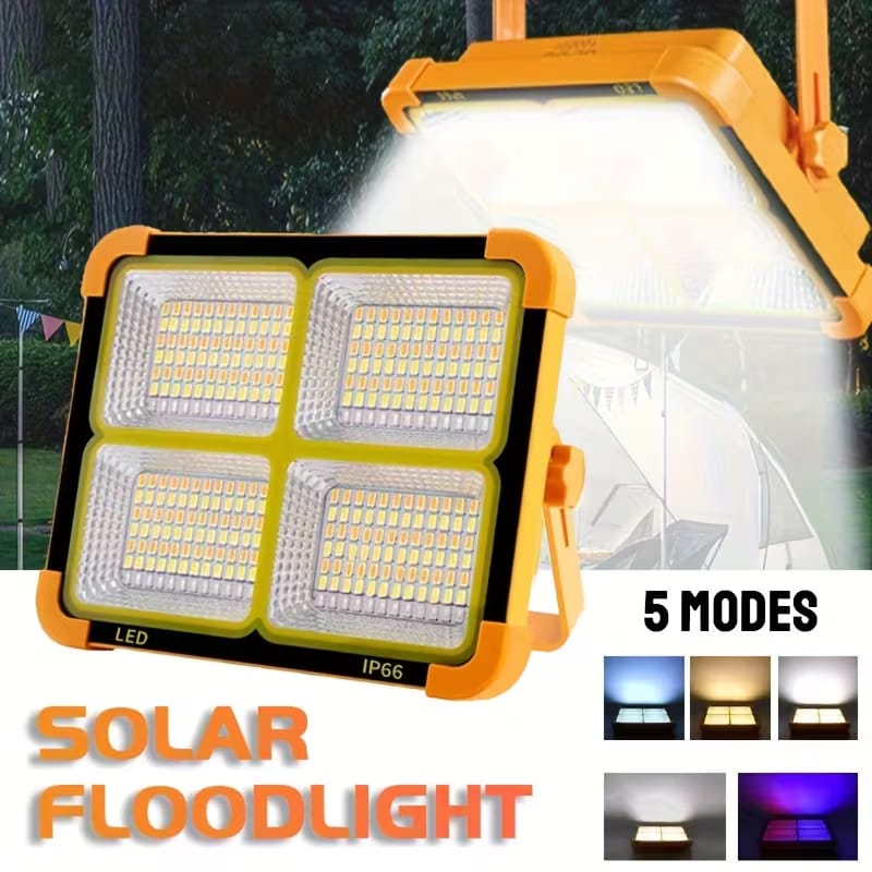 Murcy 50W Portable Solar Rechargeable LED Flood Light - Image 2