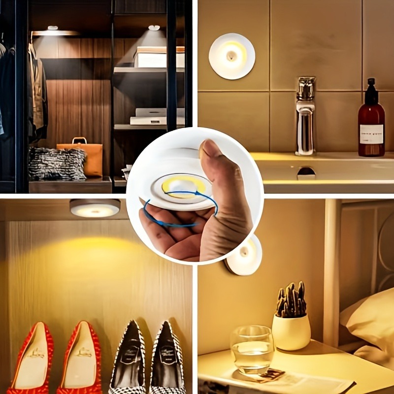 3-Piece Wireless LED Cabinet Lights with Remote Control - Image 3